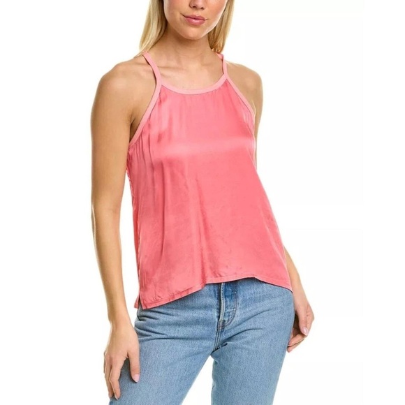 Nation LTD Sateen Ricky Cami - Coral Pink - Size Extra Small XS - NWT - Picture 4 of 14